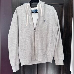 Polo Ralph Lauren Gray Zip Hooded Jacket